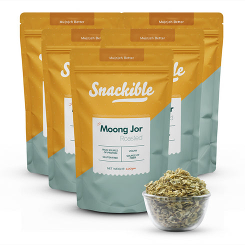 Snackible Roasted Moong Jor Salted